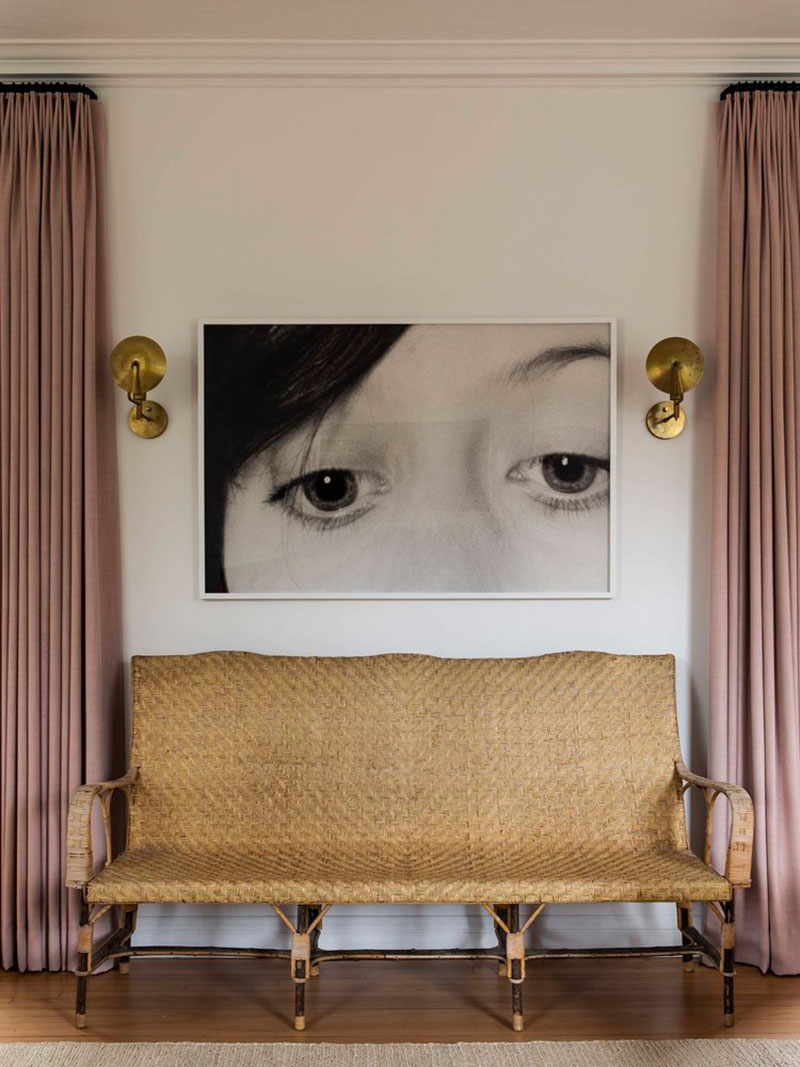 洛杉矶复古风家居设计 | 色彩、印花与艺术品的巧妙融合-9