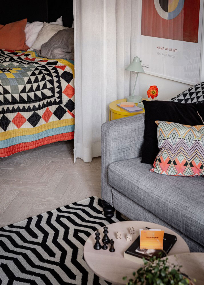30 平米瑞典公寓的活力设计与巧妙布局-4