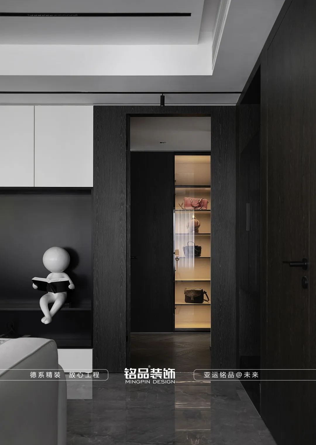 黑白极简现代优雅家居设计丨中国杭州丨铭品装饰-21