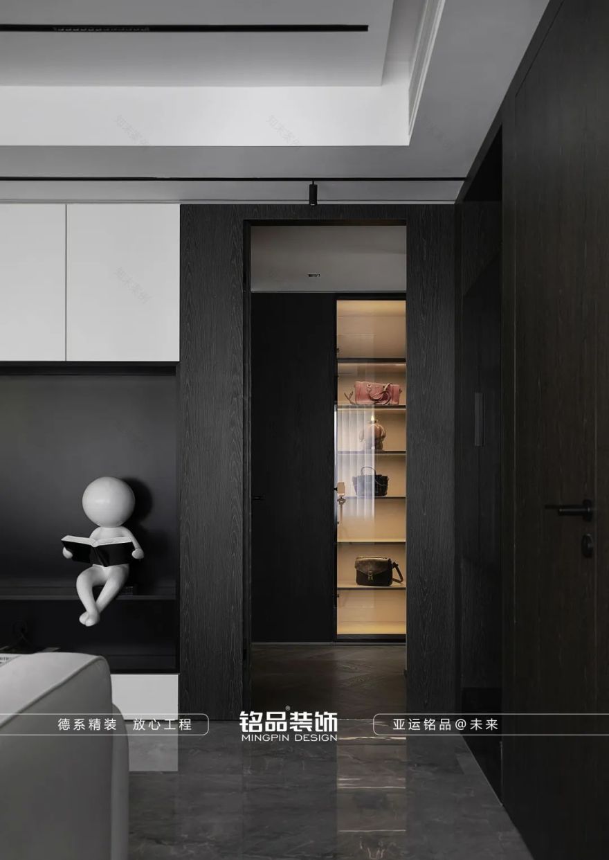 黑白极简现代优雅家居设计丨中国杭州丨铭品装饰-21