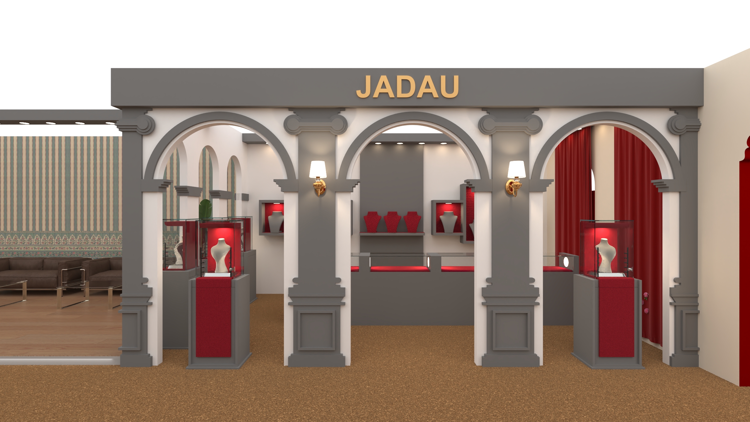 jewellery booth design (9mtr by 12mtr)-9