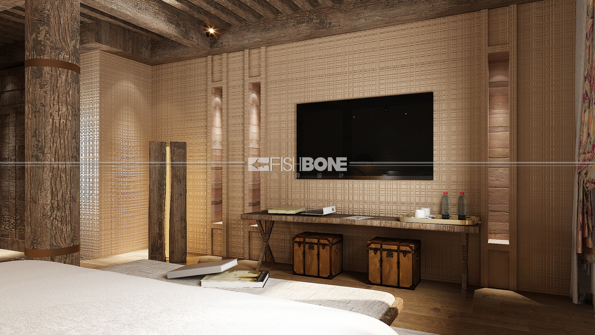 香格里拉云时仕锦酒店丨鱼骨设计-34