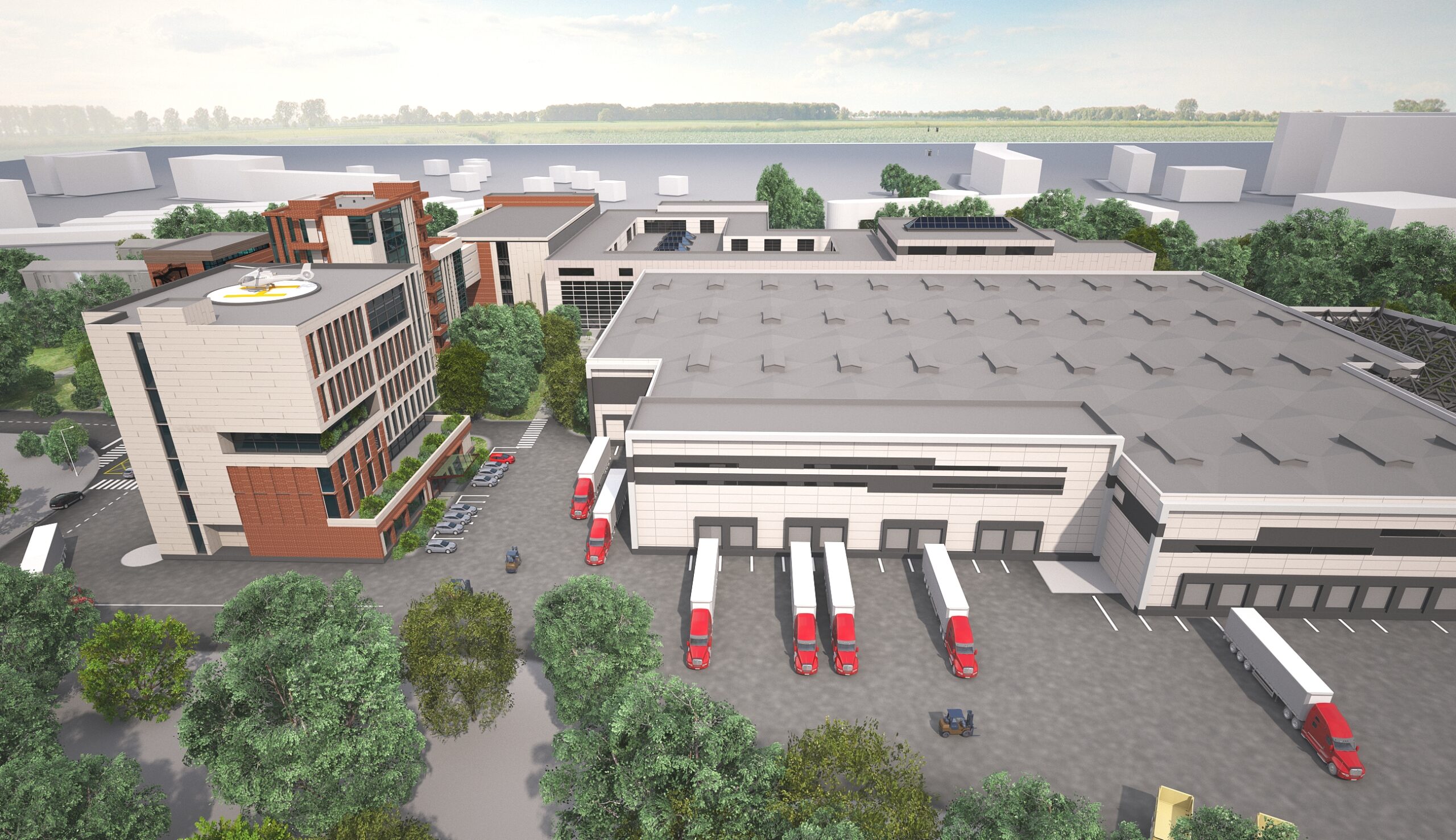 Архитектурный проект завода СоюзСнаб в Красногорске 53000м² — портфолио бюро ARXY-18