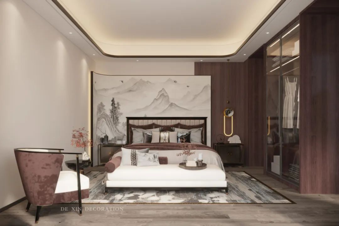 新中式风雅大宅丨中国广州丨德馨装饰-23