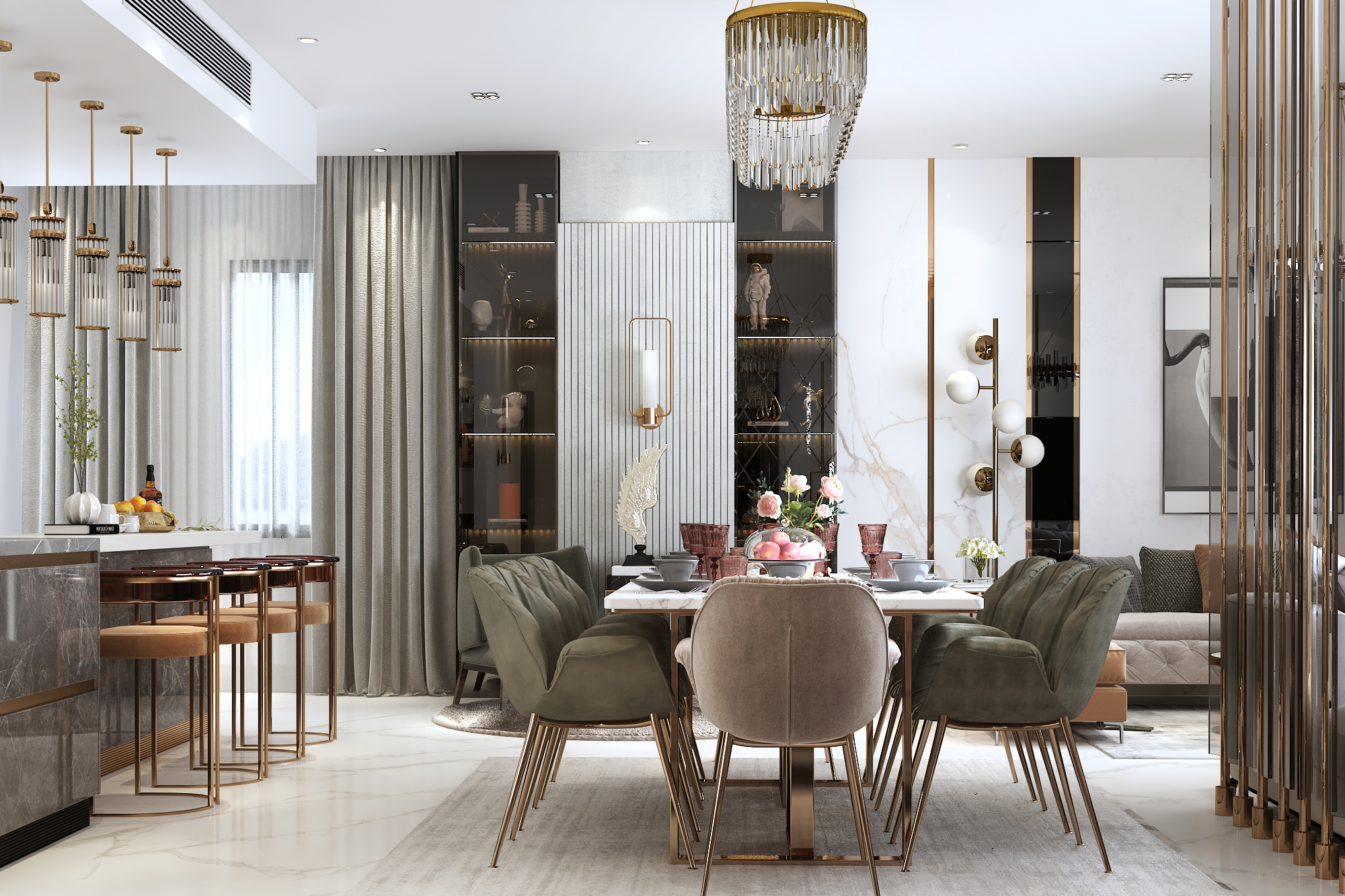 APARTMENT@THE NEW CAPITAL 接待处设计丨Eng omneya Hamed-12