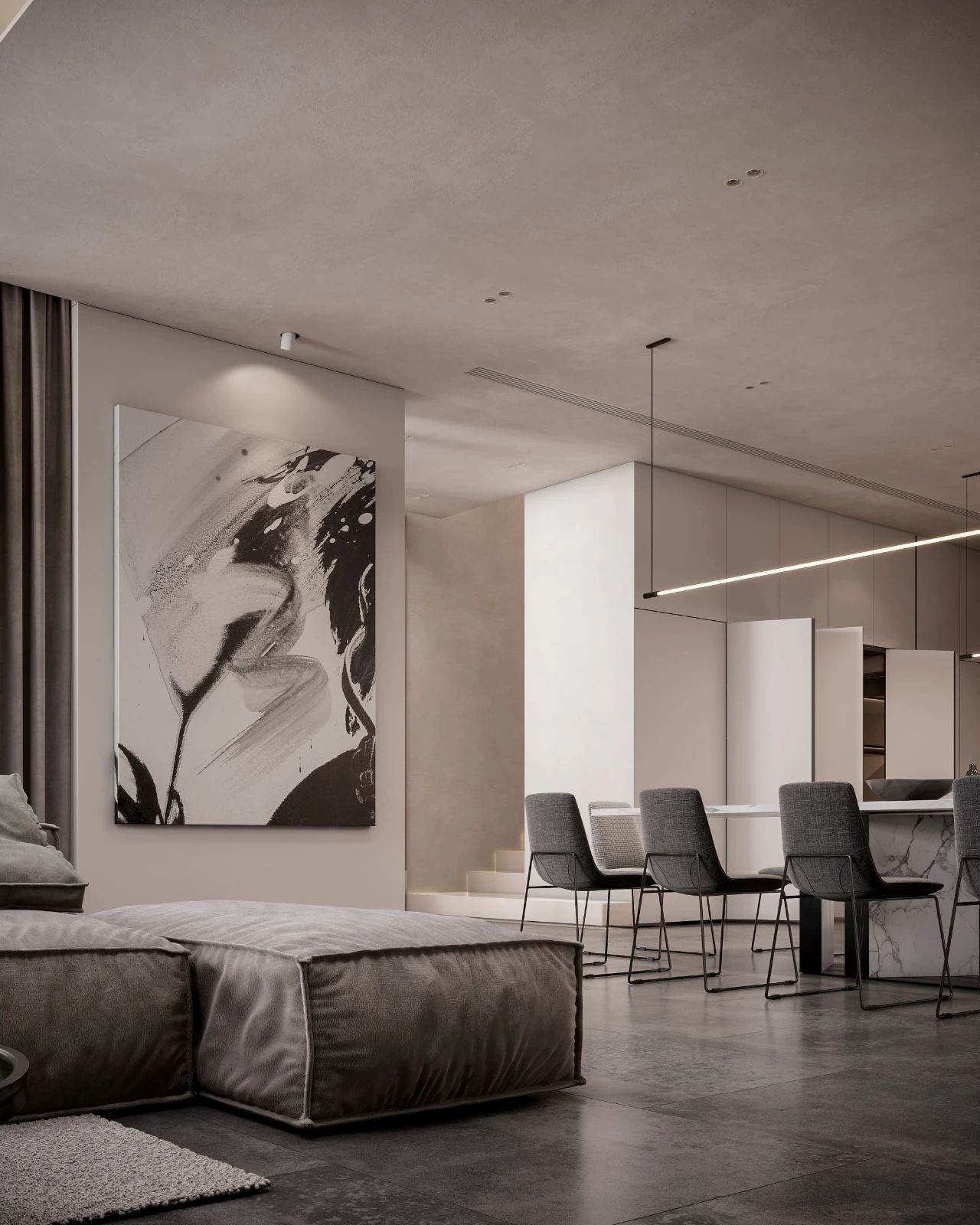 504㎡三层极简别墅设计丨LeQB Architects-6