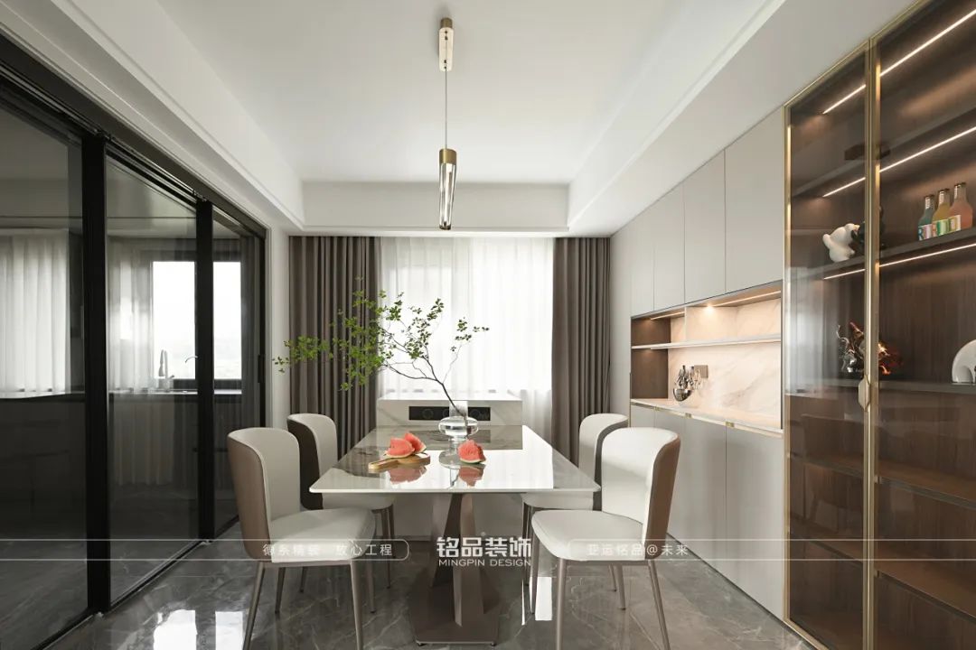 现代轻奢风杭州住宅丨中国杭州丨铭品装饰-38