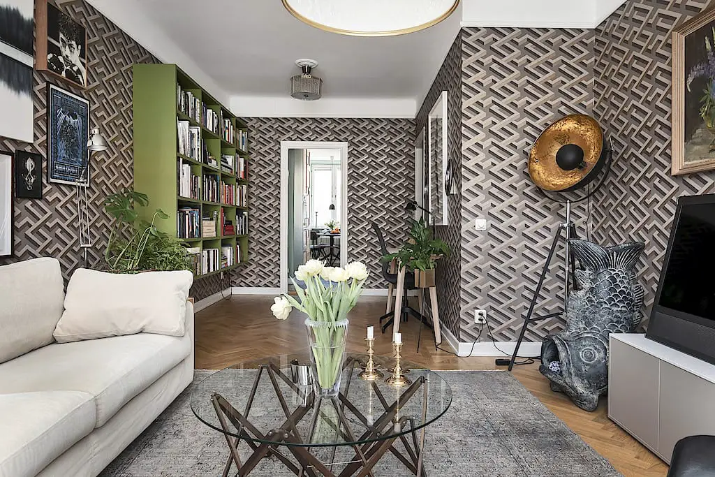 独特图形墙纸打造非凡空间-3