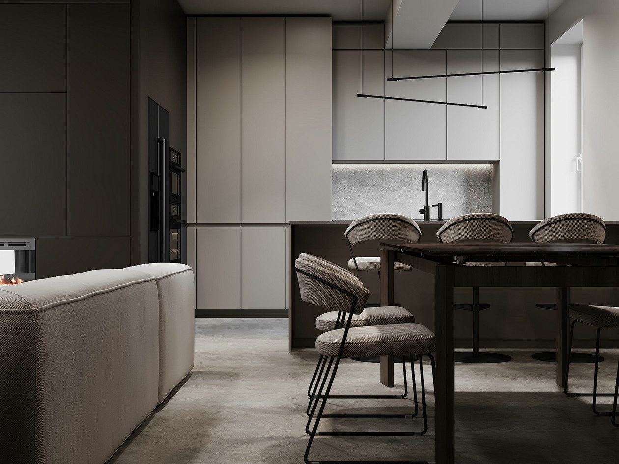 高级灰色系公寓设计-10