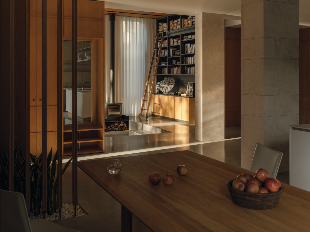 广州摄影师和音乐人夫妇住宅改造丨中国广州丨FUYUDI STUDIO-13