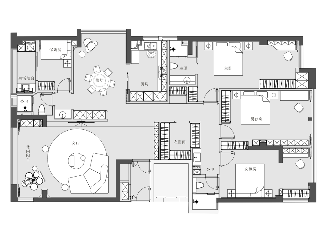 月光梦境 · 法式轻奢亲子住宅设计丨中国福州丨红瓦设计团队-100