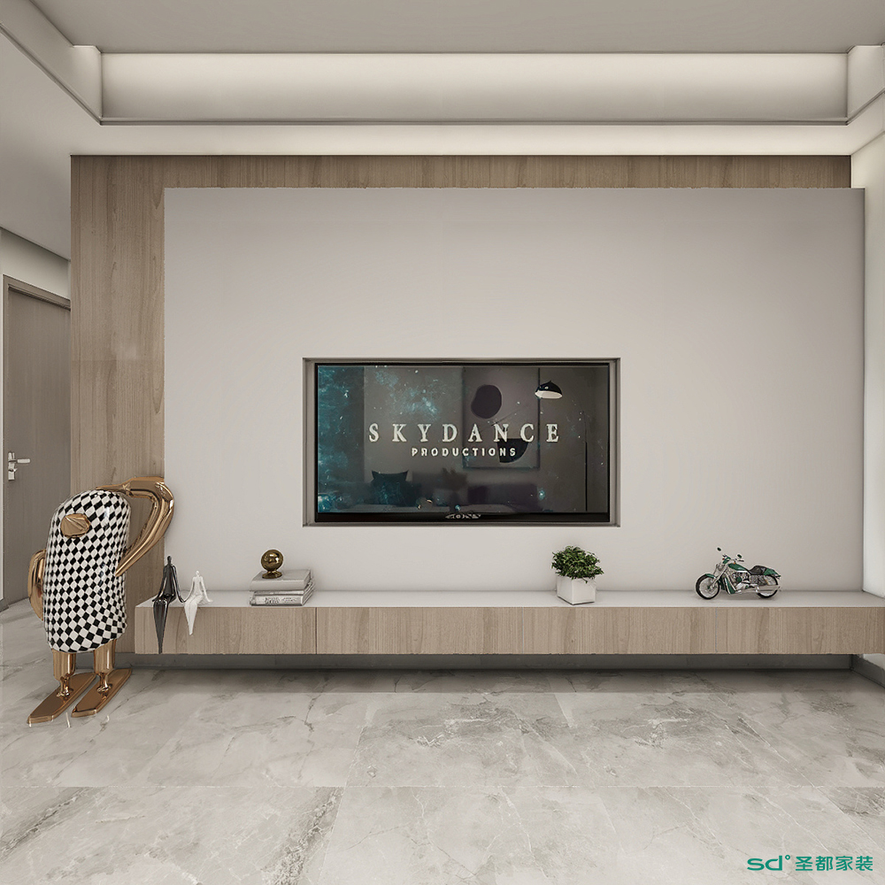 现代简约家居设计,温馨大气的友邦一号院丨中国上饶丨圣都家居装饰有限公司-7