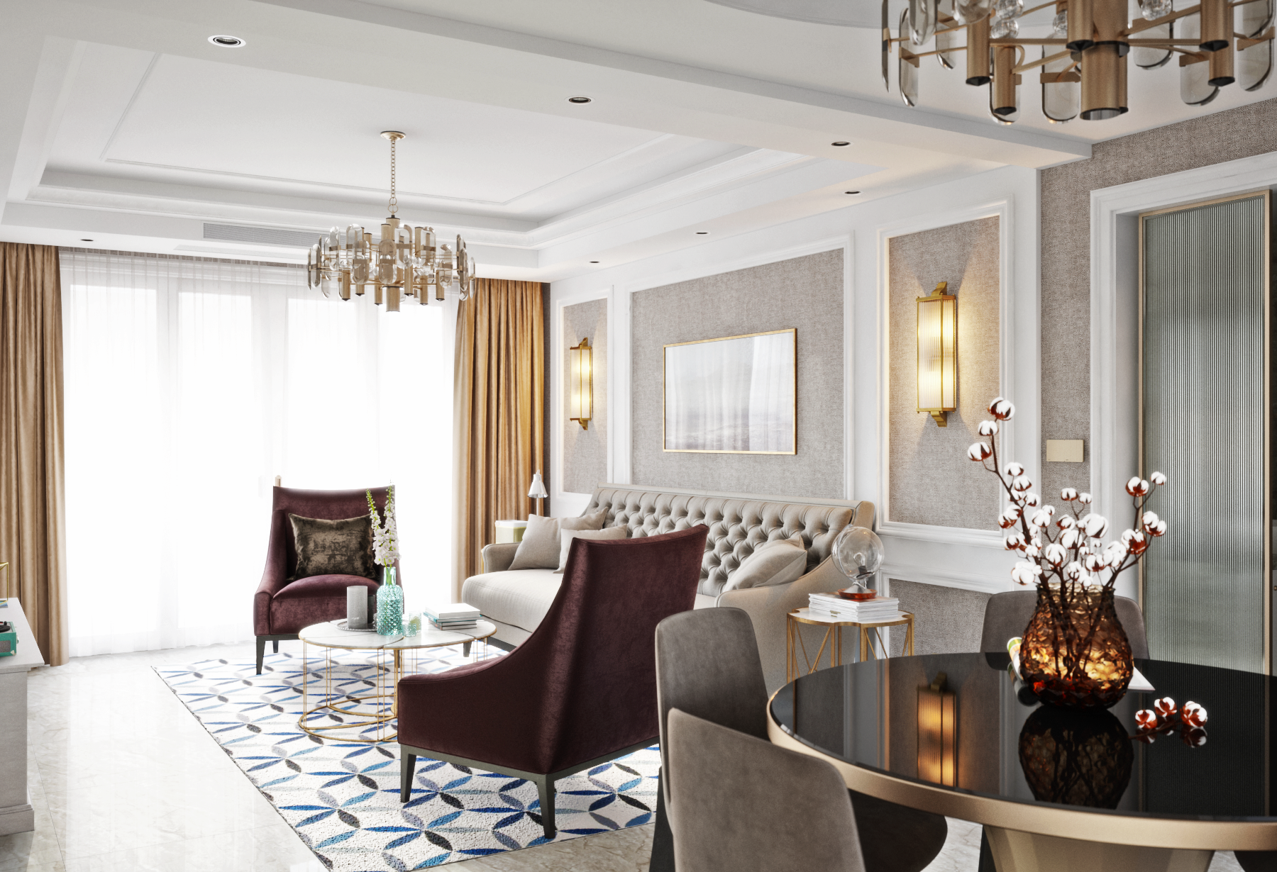 正方·上林苑 130 平简欧风格设计-9