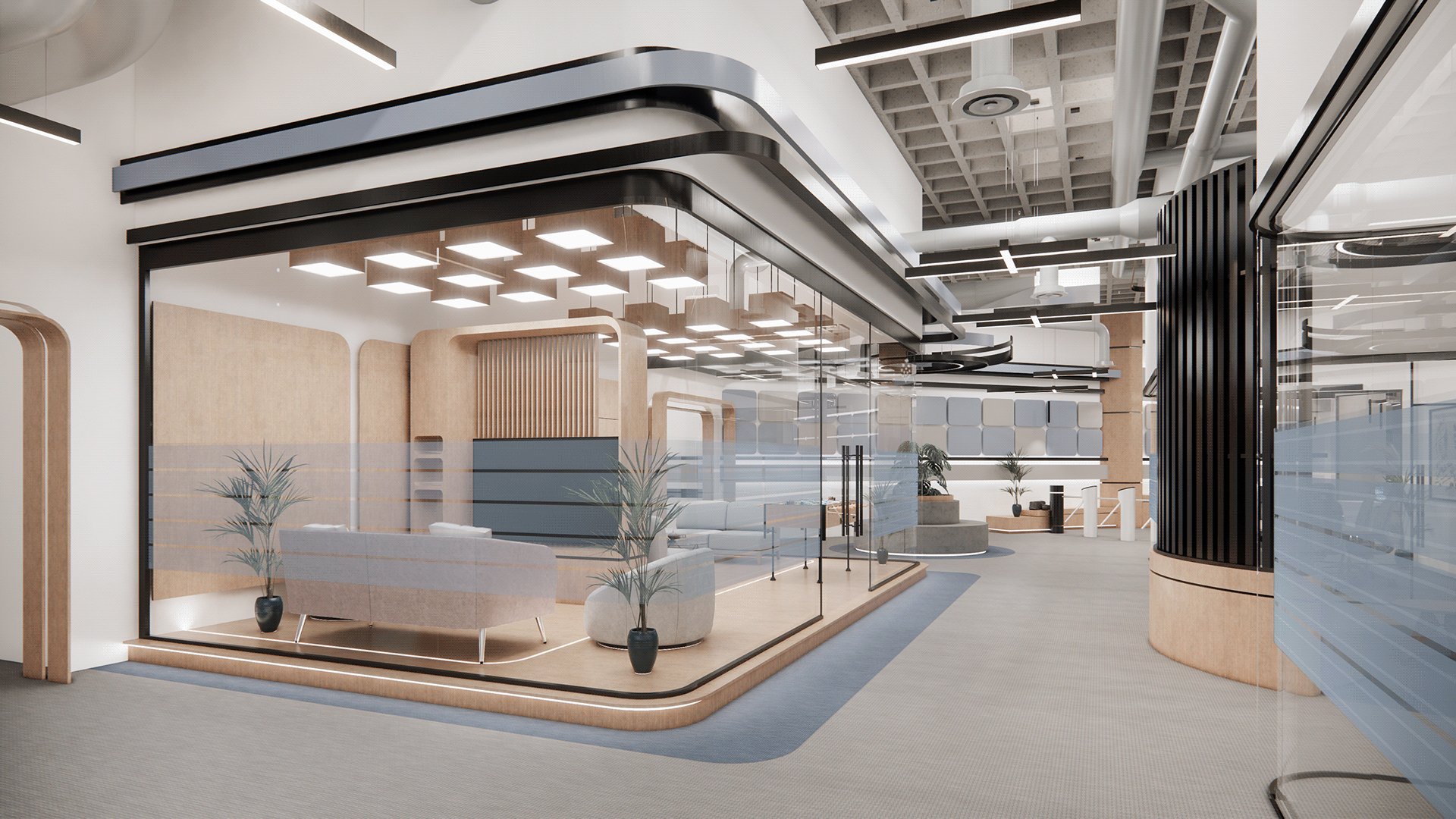 联合办公，Modern-Industrial Office Design-21