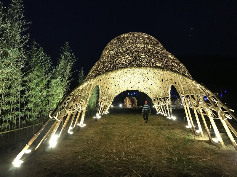 集集大山竹編地景裝置藝術——融入自然的地標新風貌-0