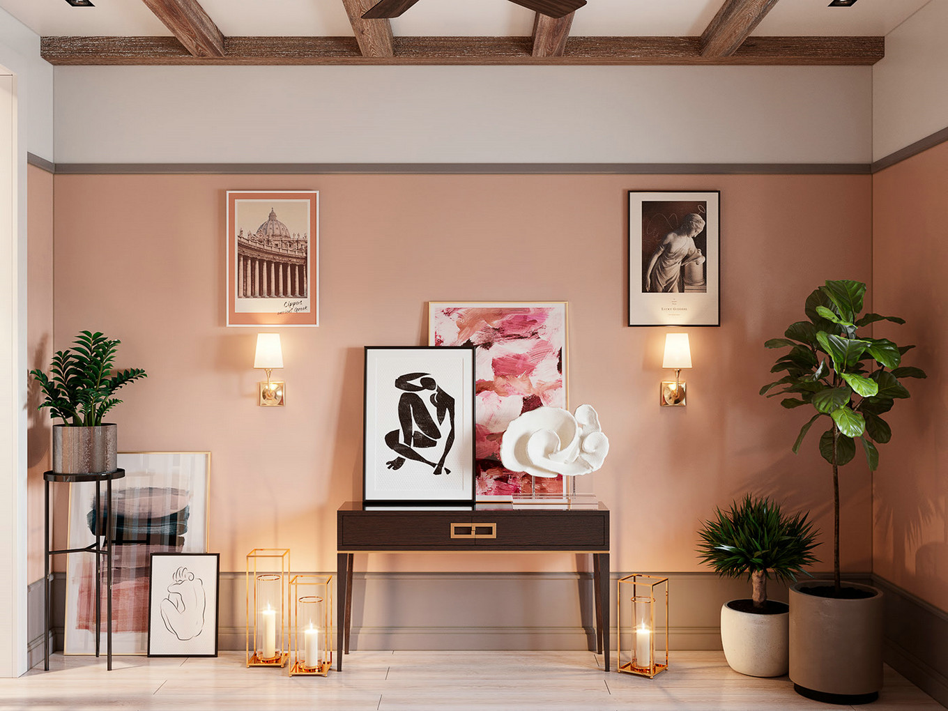 色彩盛宴 | 78 平混搭风格公寓设计-14