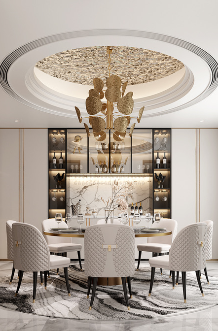 金地香山湖阅风华 · 现代轻奢别墅设计丨汤志华,周海铭-10