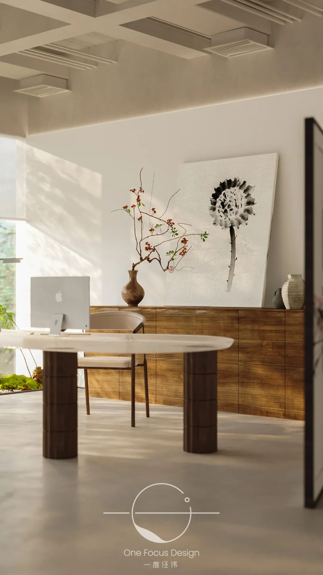 自然诗意的办公室设计·小虫时尚服饰公司办公室丨一度经纬-30