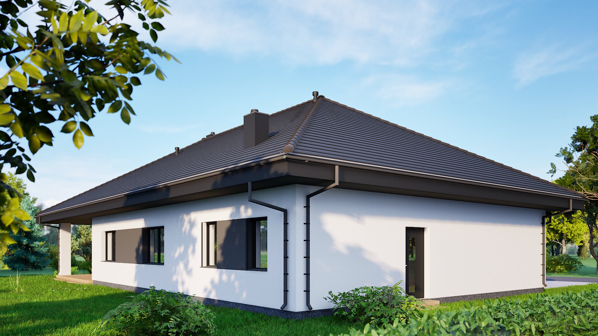 Dom jednorodzinny parterowy-4