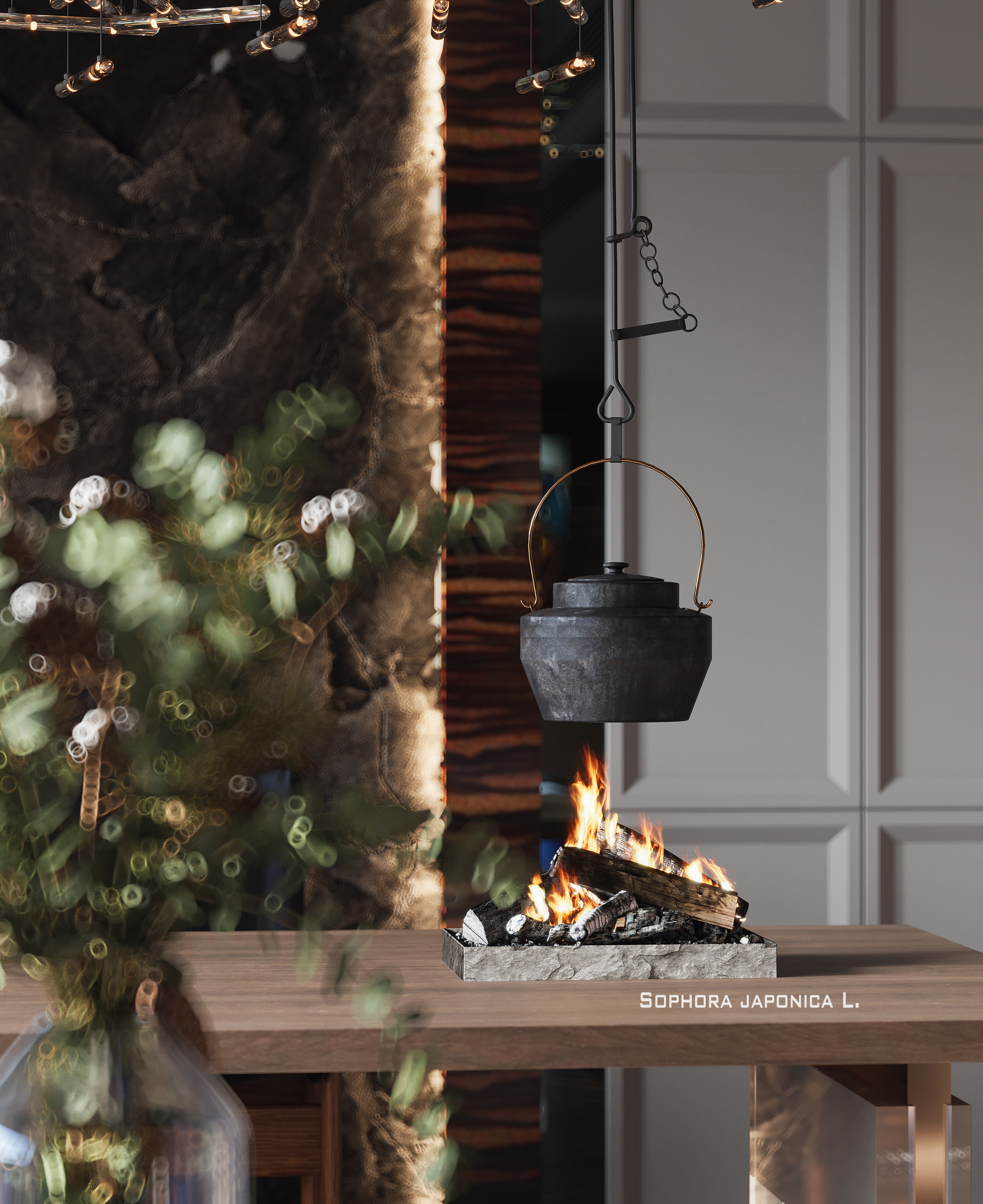 家装暗金调渲染-7