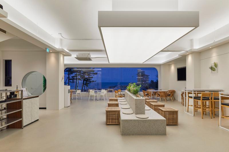 简约海洋风 160 平咖啡厅设计-14