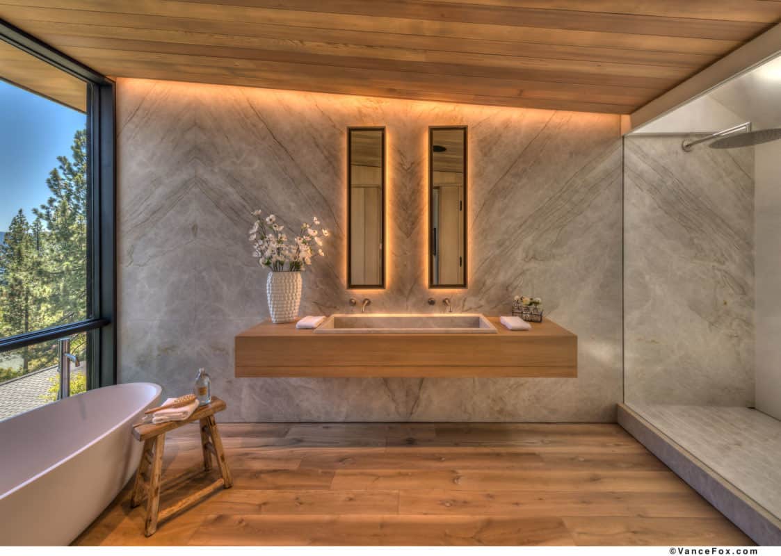 An extraordinary lakefront mountain house with idyllic views of Lake Tahoe-22