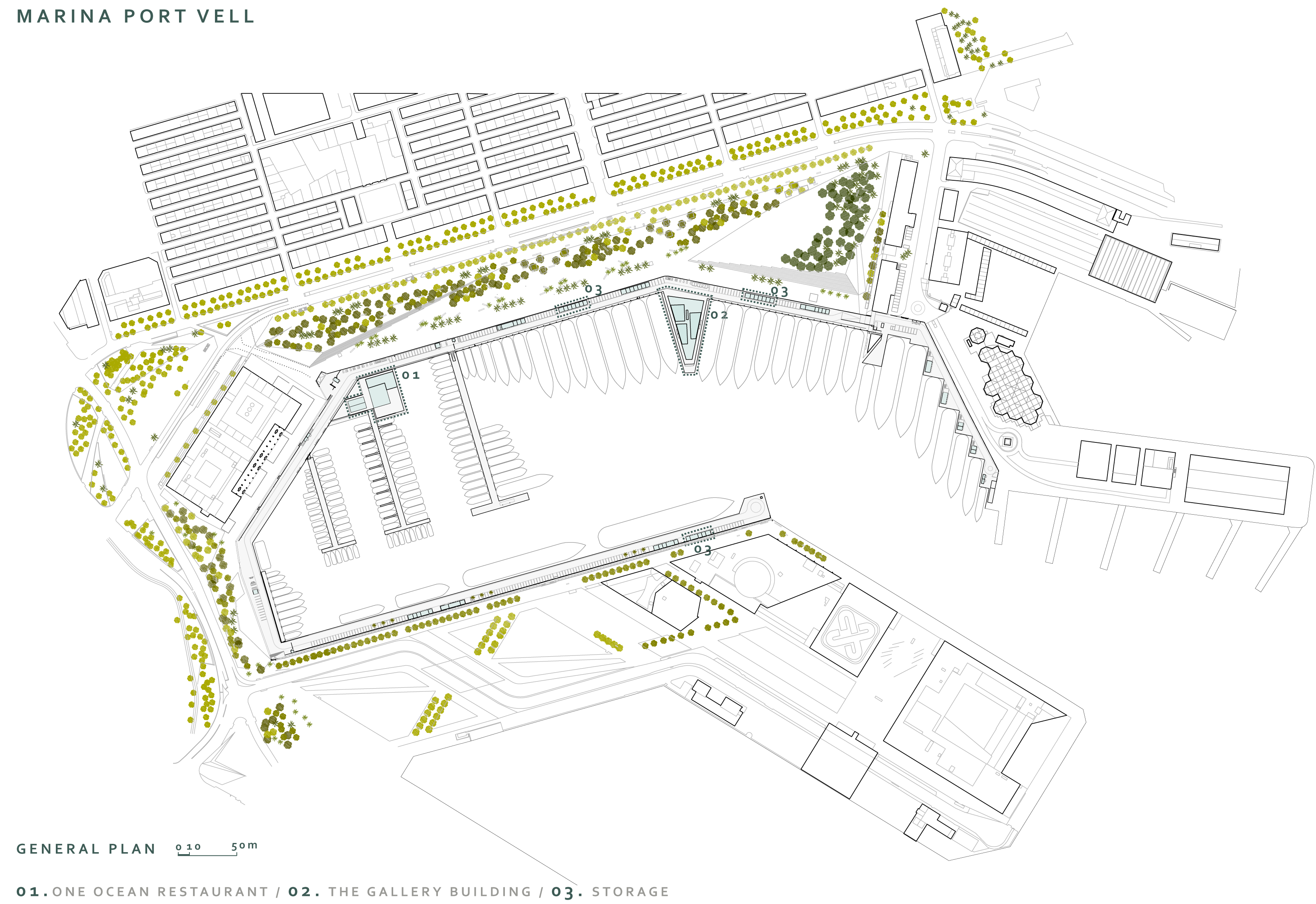 巴塞罗那 OneOcean Port Vell Marina 港口建筑与景观设计-35