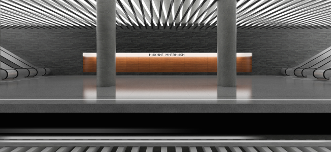 莫斯科地铁“下姆涅夫尼基”站竞赛项目丨俄罗斯莫斯科丨建筑集团DNK ag-50