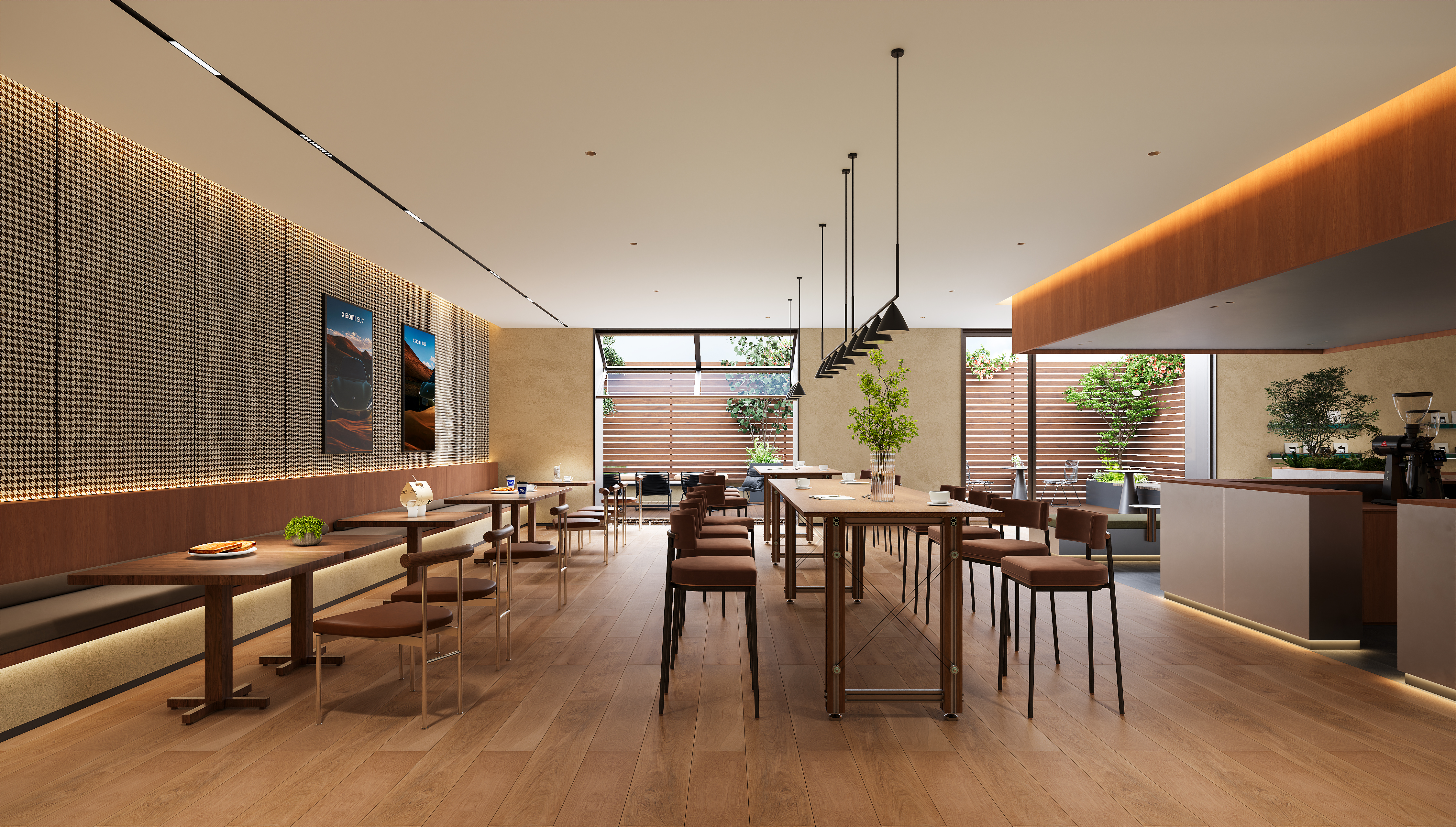 自助餐厅 效果图表现-4