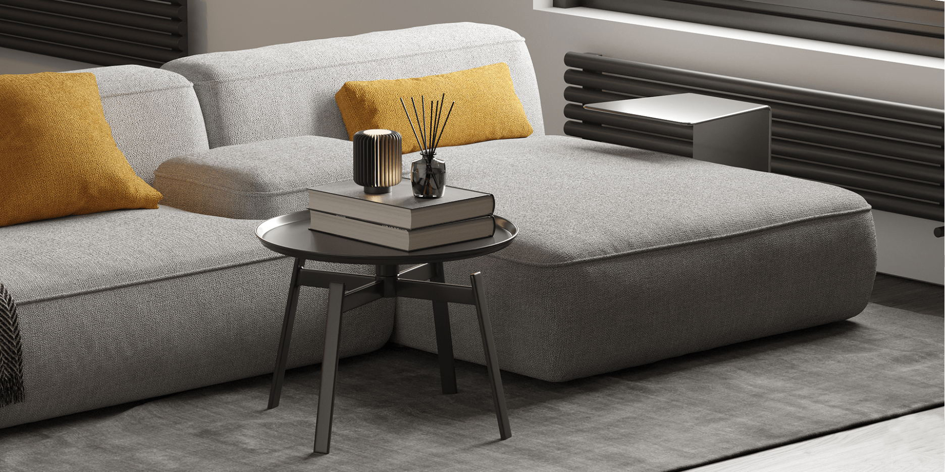 高级灰色系公寓设计 享受一片美好时光。-0