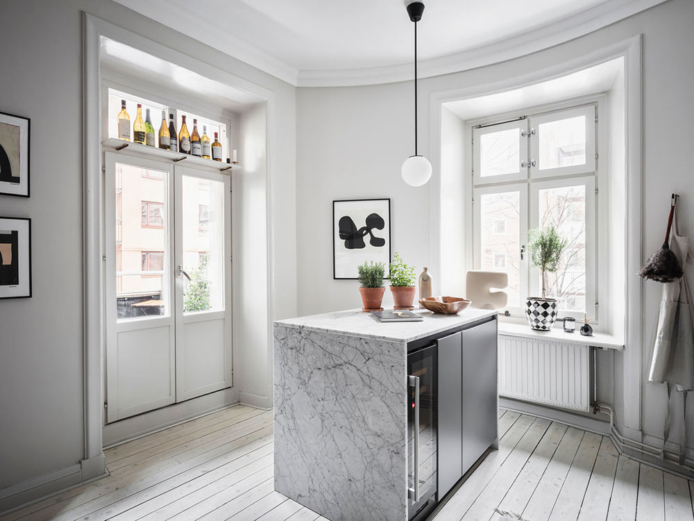 温馨瑞典公寓 | 不同空间的和谐色彩搭配-19