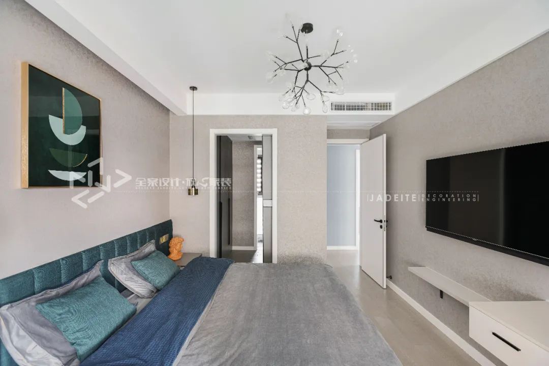 融创运河壹号府 107㎡现代简约五口之家,空间利用最大化-59