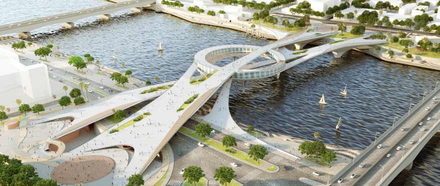 尼罗河大桥竞赛丨埃及开罗丨Lab59 Architects-0