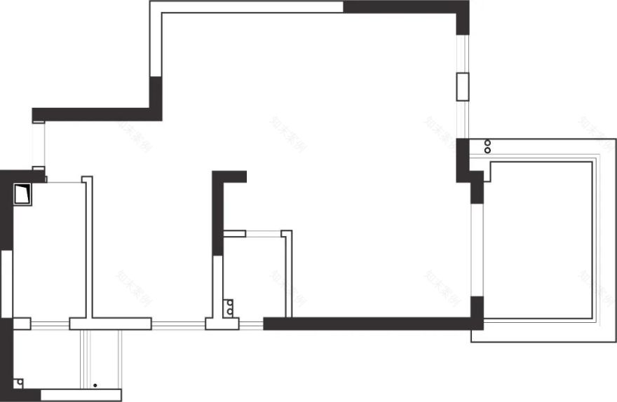 打破常规,动感十足的两居室设计 | 邦辰设计-17