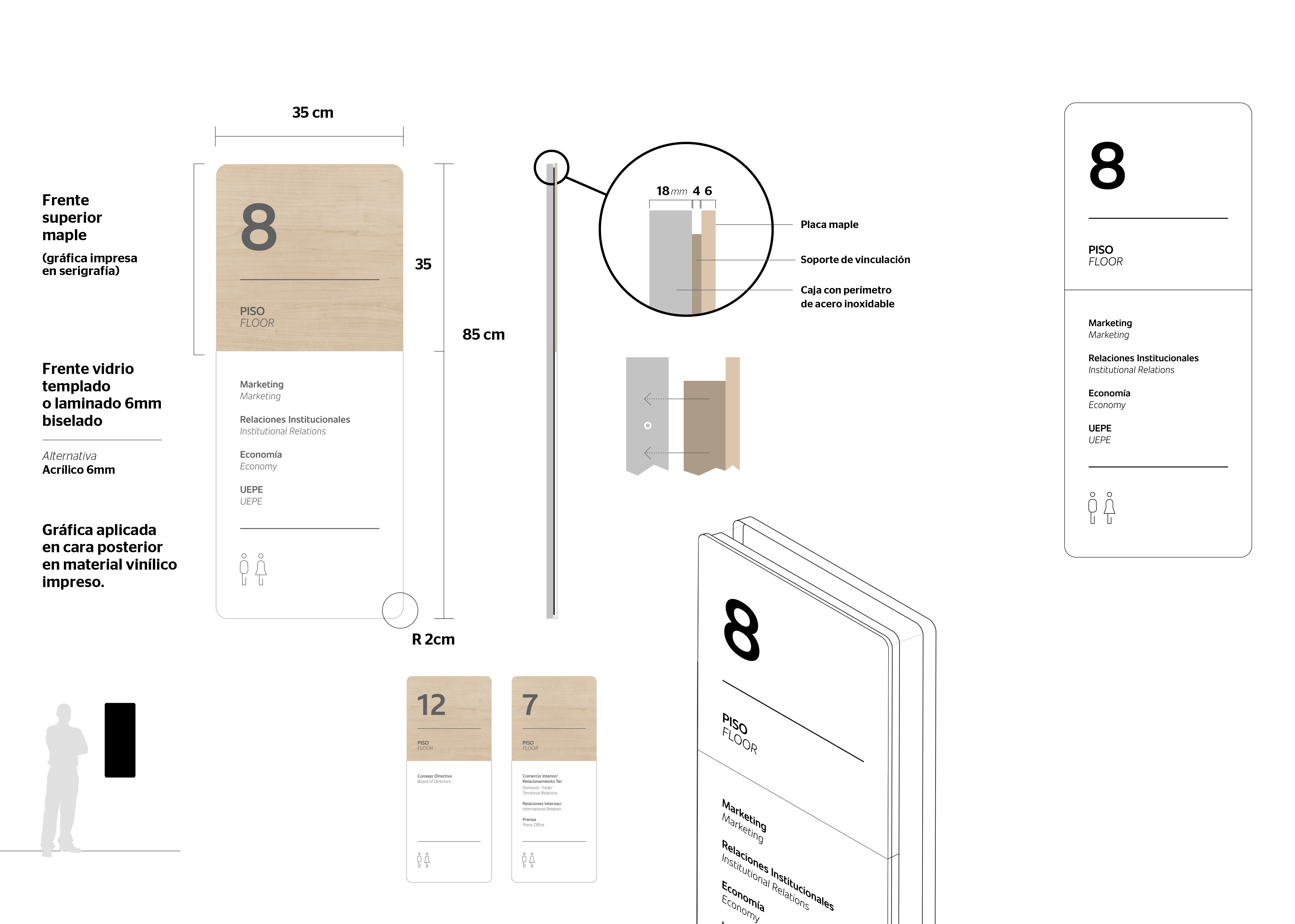阿根廷商会大楼导视系统设计丨阿根廷布宜诺斯艾利斯丨1250 Studio-11