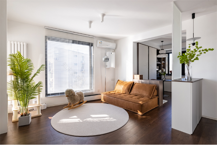 90 后的惬意休闲风 · 85㎡奇葩户两房一厅设计-7