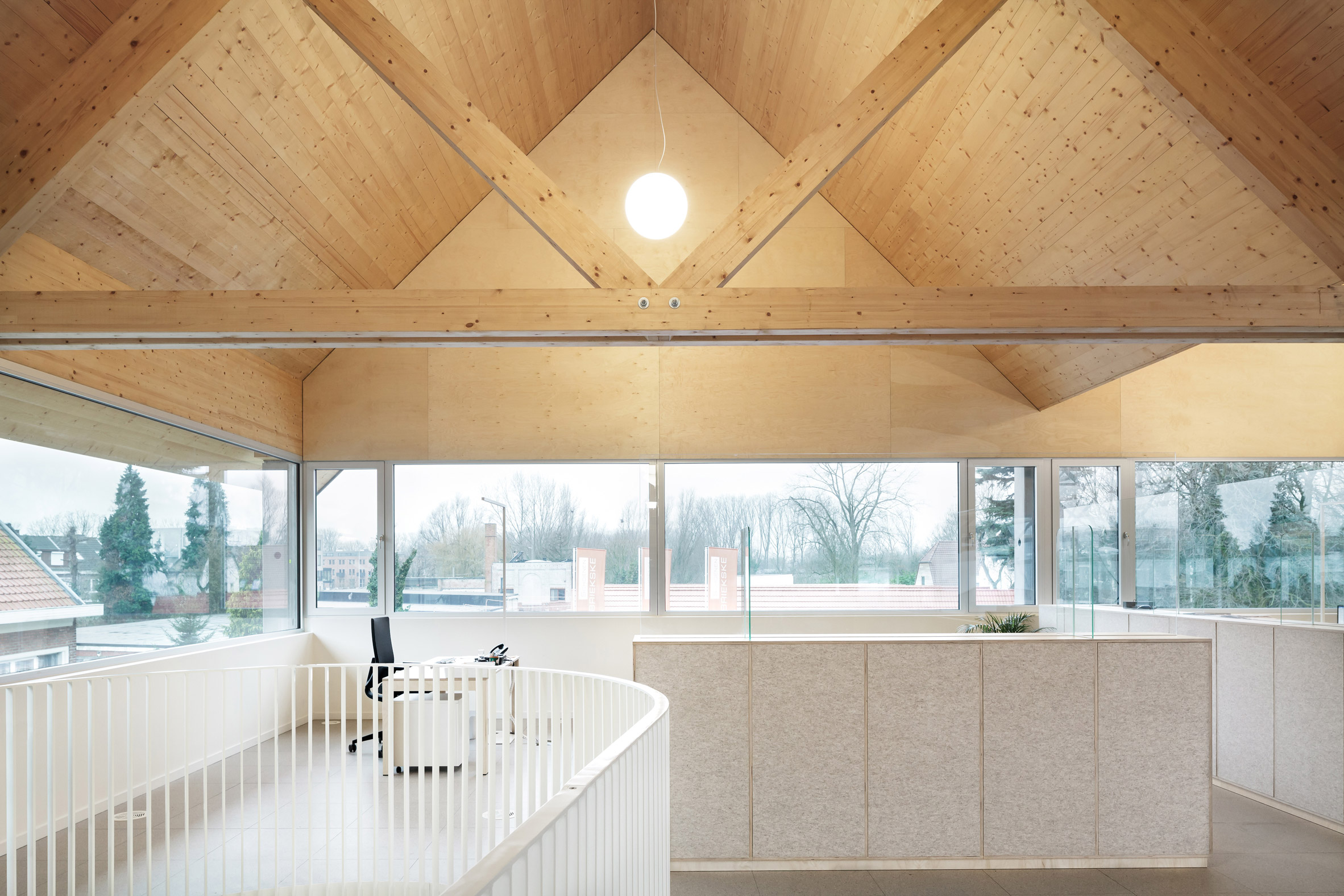 Factory with pitched roofs designed to complement terraced housing-11