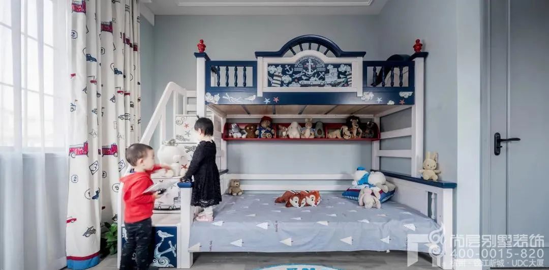 现代美式别墅设计丨尚层别墅装饰-67