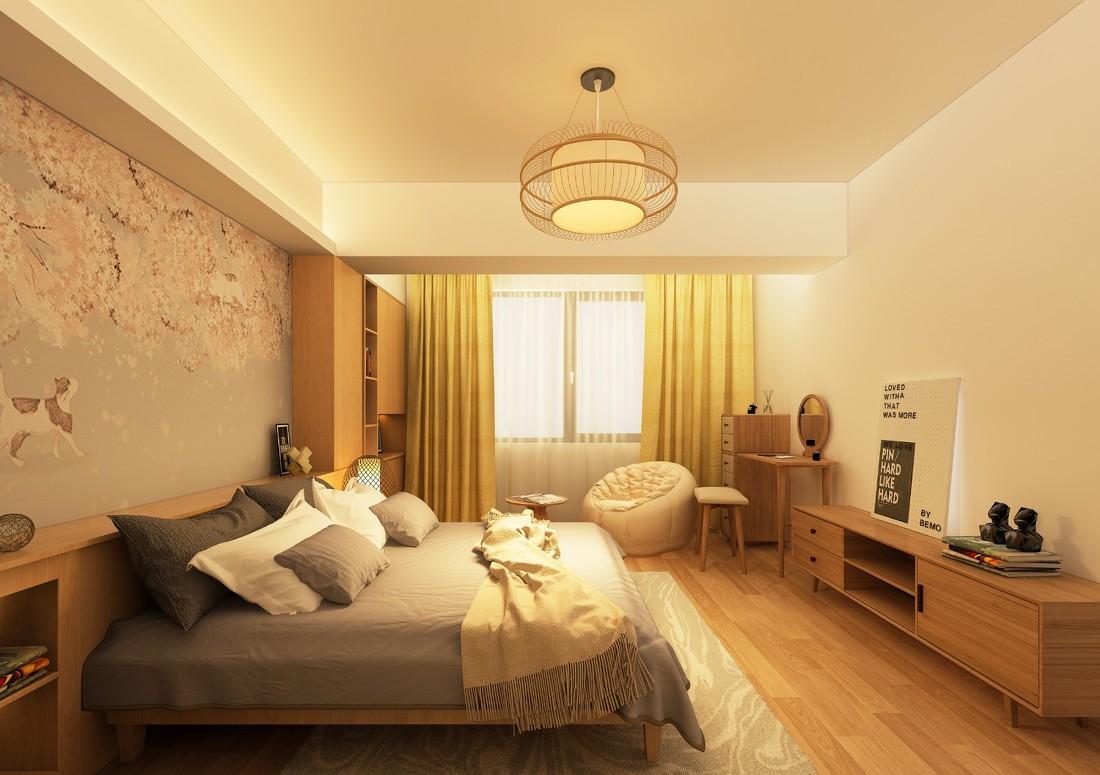 现代简约家居,自然原木营造温馨生活-9