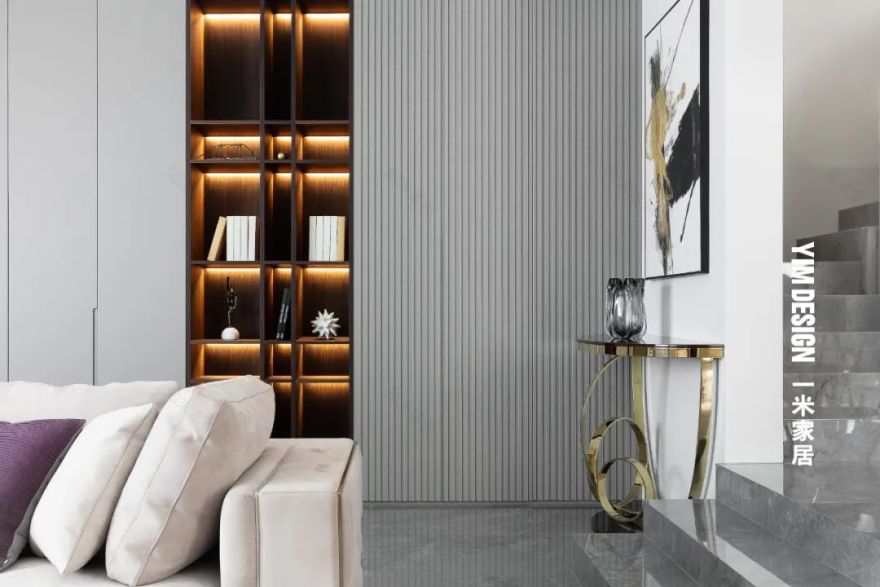 现代轻奢别墅丨一米家居 YIM DESIGN-15