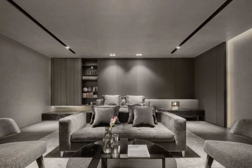 深圳福田区 1000㎡顶级奢华会所设计 | 低调优雅的高级灰空间-34