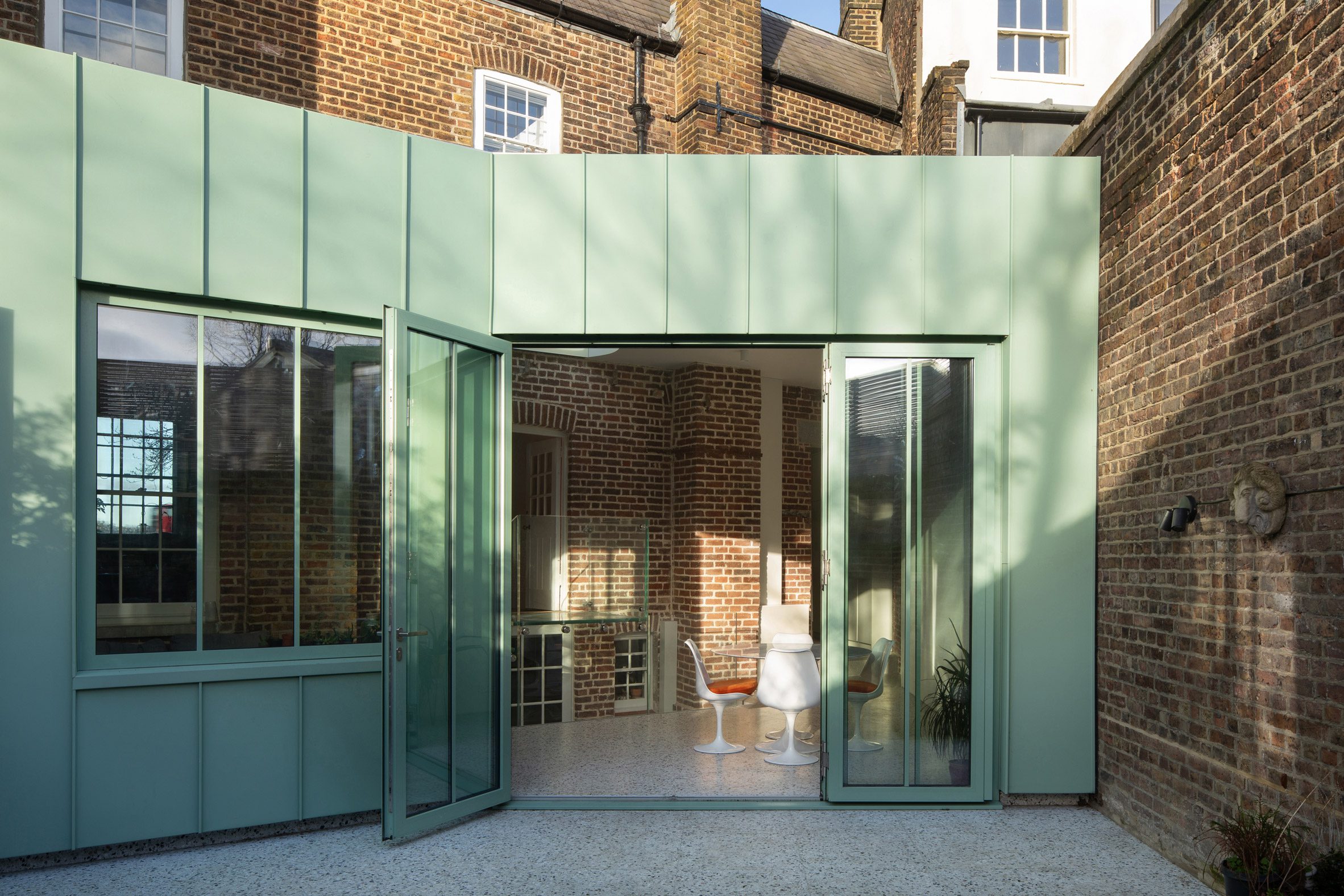 Studio Octopi adds mint-green extension to Georgian house in London-13