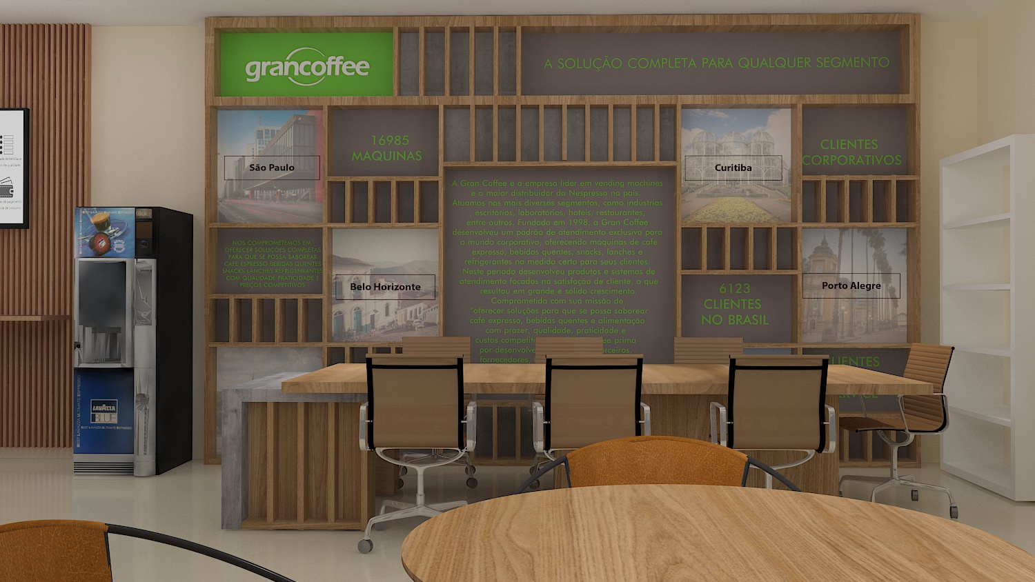 Ambientação para showroom Grancoffee-4