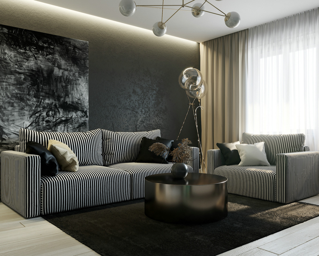 简约北欧风，深色系的高级美！-0