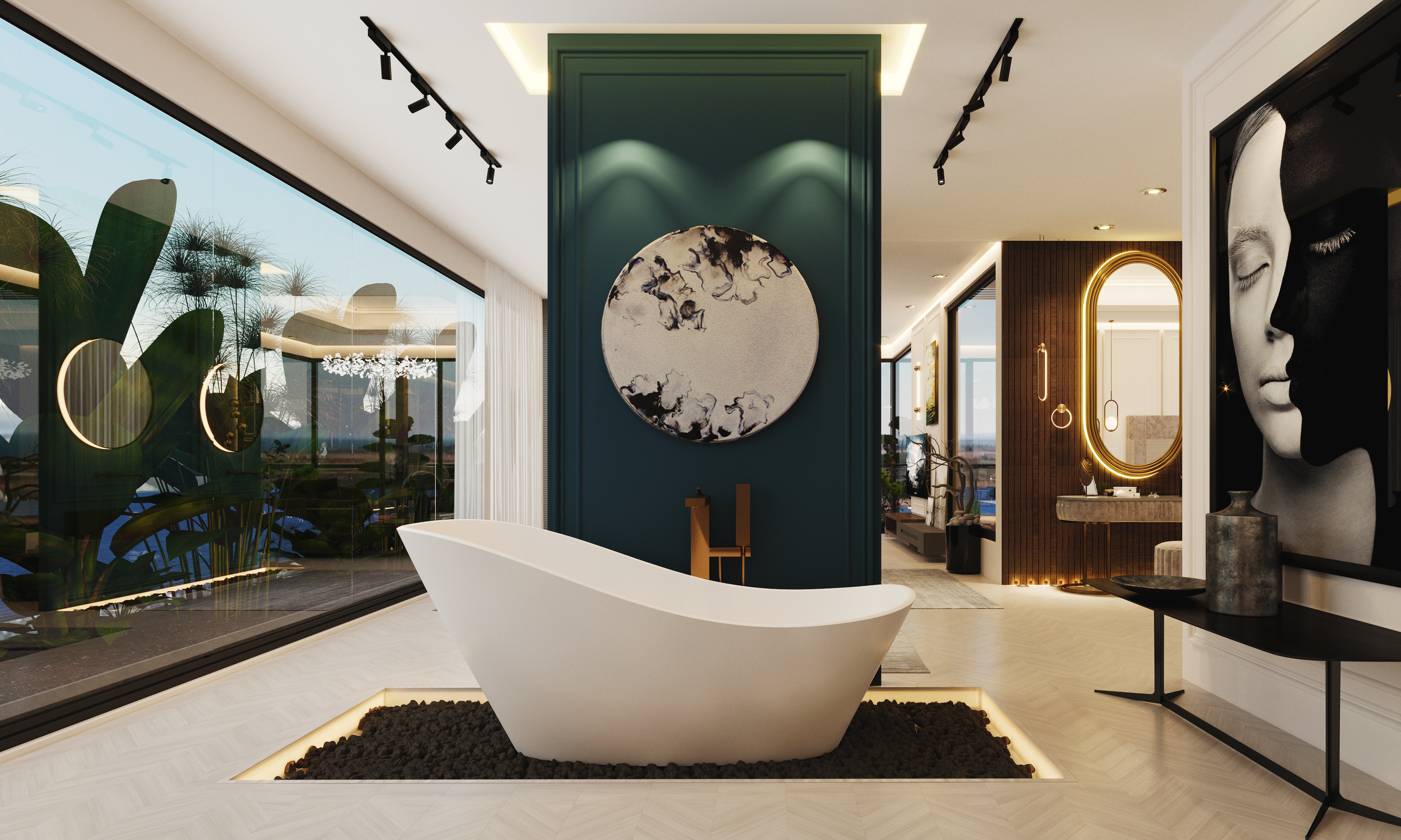 Bedroom With Bathroom & livingarea-0