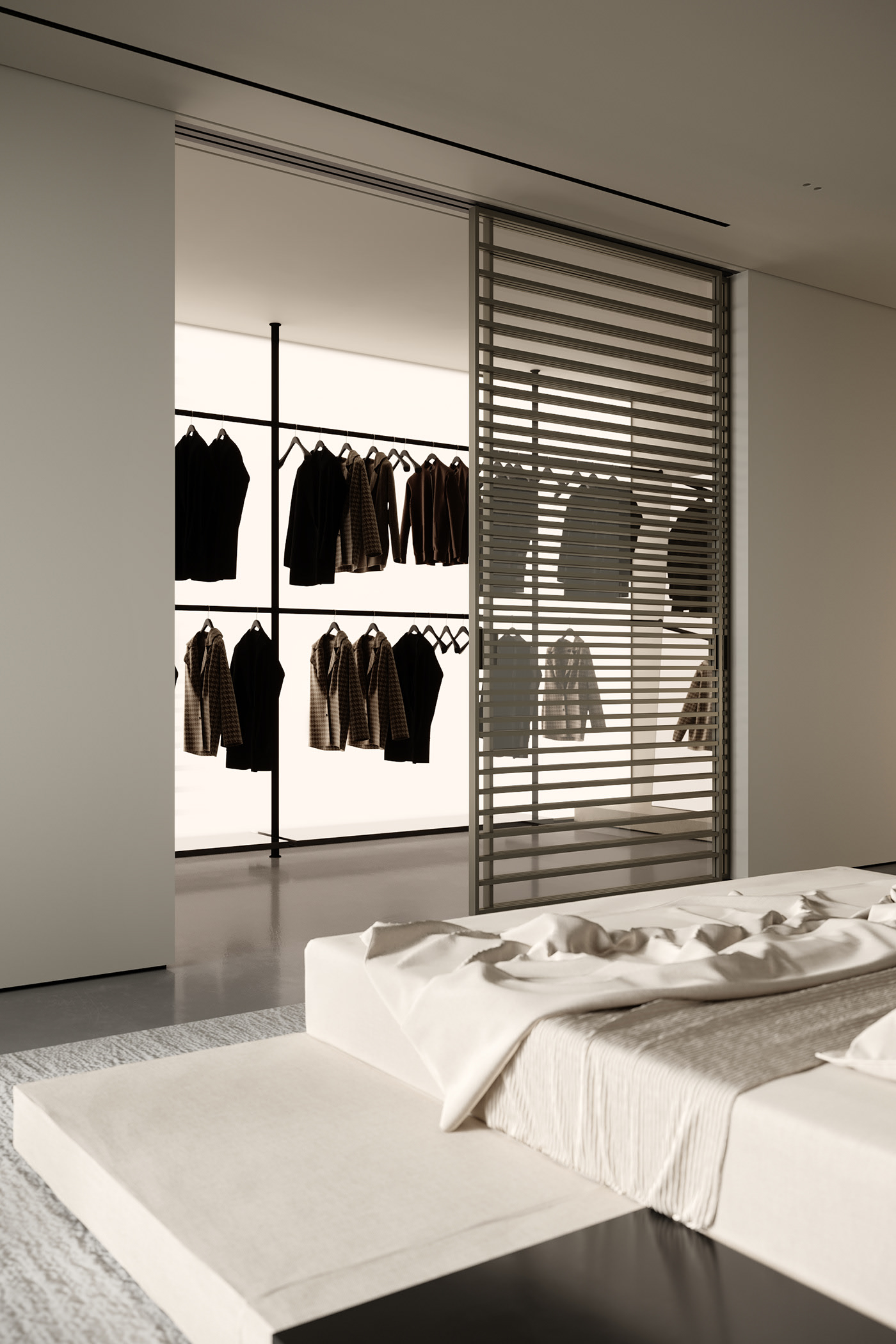 极简风住宅设计 这也太高级了吧！-25