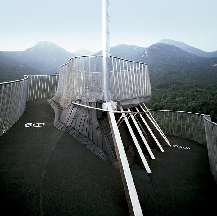 韩国 Anyang 山巅观景塔 | 盘旋而上的艺术景观-15