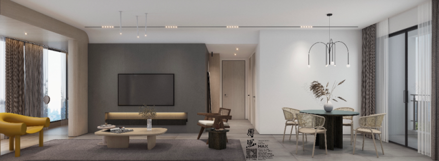 马思设计 | 现代简约,家的理想与心灵自由-13