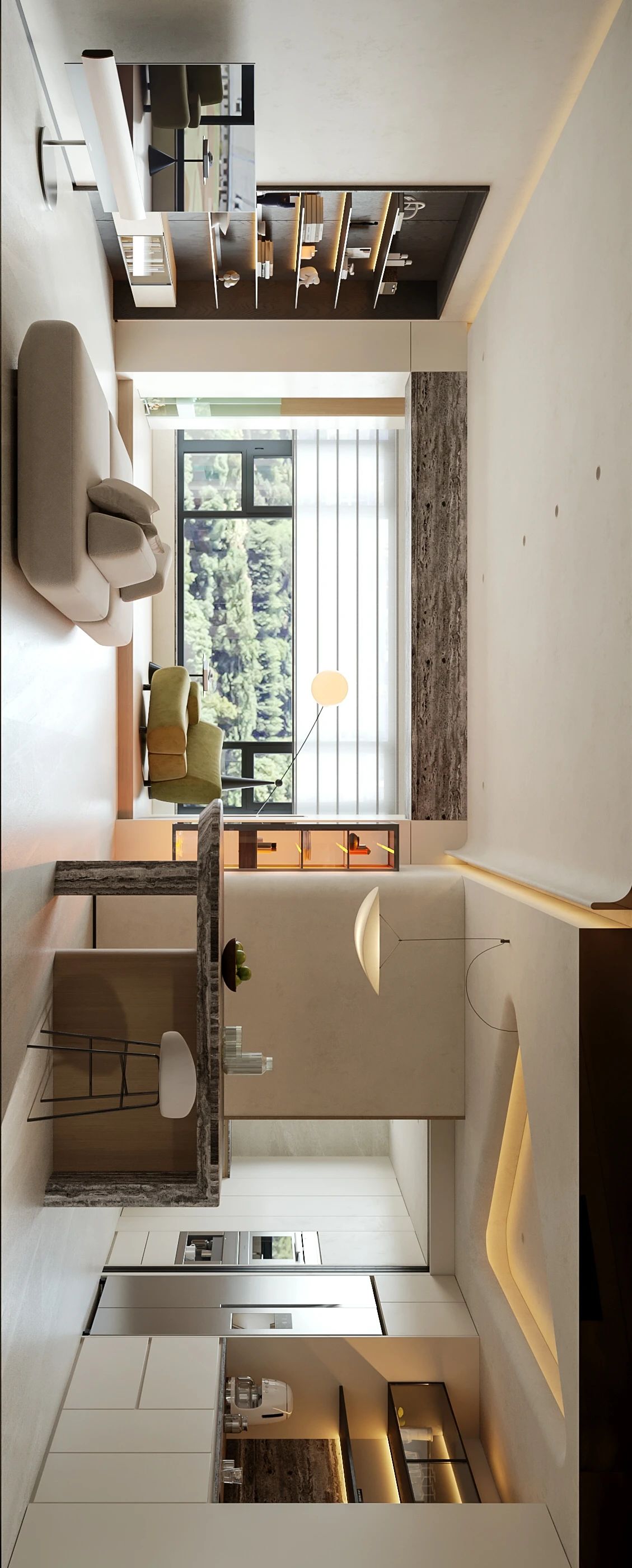 192㎡翠湖天地 撤去隔墙,空间自有天地丨中国上海丨YY STUDIO-24