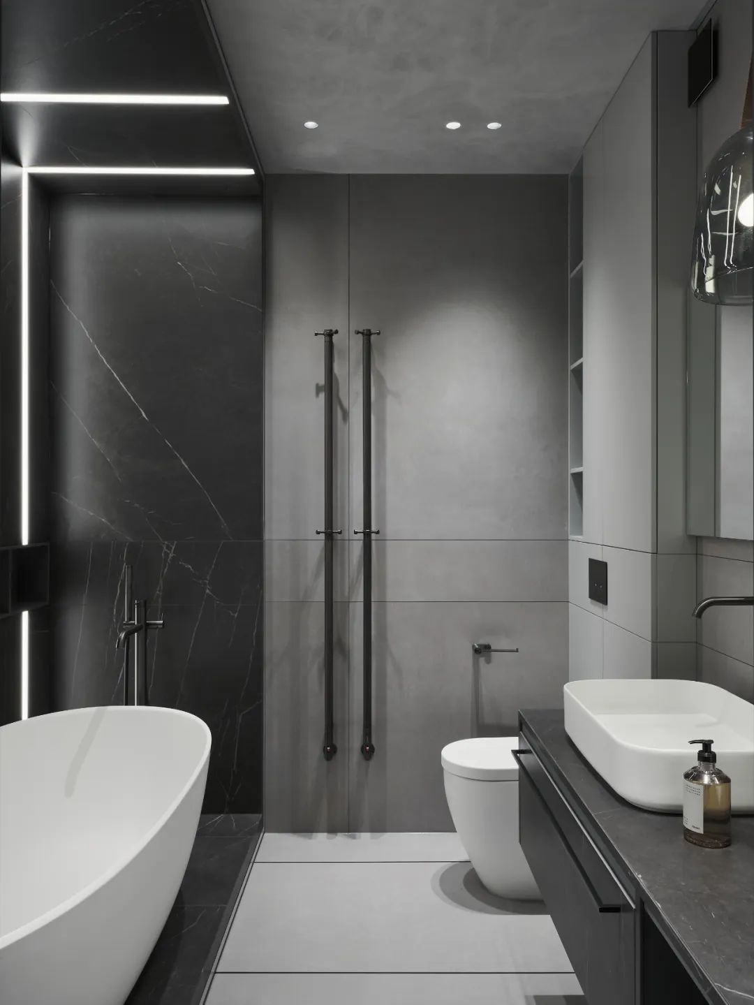 奶油色调的现代空间设计丨俄罗斯圣彼得堡丨DE&DE Studio-73